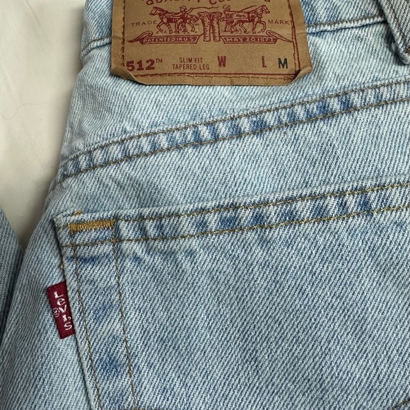Womens 512 Levi’s Slim Fit Tapered Leg Jean, 11 M - Picture 5 of 6